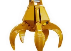 Disesuaikan Hydraulic Orange Peel Grapple Demolition Metal Scraps Grab Untuk penggunaan crane excavator 5-60 Ton