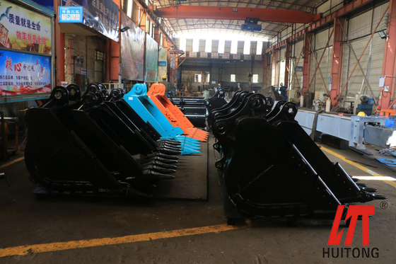 Bucket Excavator Heavy Duty Robust dengan Tungsten Teeth Durability dan Kapasitas 0.25-4.3cbm