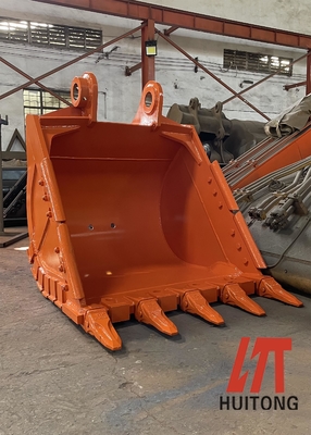 Tangki Excavator Gigi tajam dengan daya tahan Q355B NM400 Hardox500 0,25-4,3cbm Kapasitas