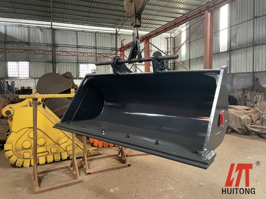 Custom Excavator Cleaning Bucket Ditching Bucket 12ton Excavator 0.5m3 PC120 CAT312 untuk Pemeliharaan Jalan Penghapusan Sampah