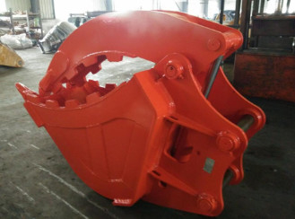 Q355B NM400 Kecil Excavator Thumb Bucket Untuk Pabrik Baja