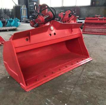 Hydraulic Tilt Bucket 21-24T Excavator 0.8m3 SH220 R220 untuk Pembersihan Parit & Perataan Tanah