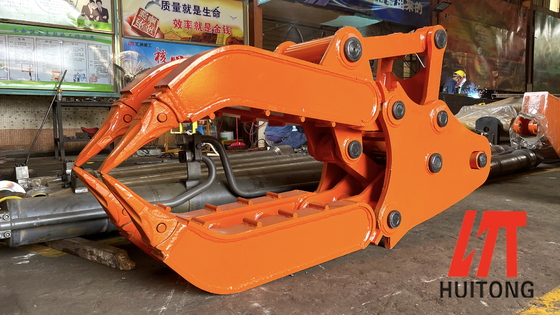 15Ton Excavator Manual Type Log Grapple 2M Jaw Opening Wood Grapple Product Service dan Cocok untuk Excavator