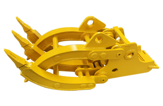 15Ton Excavator Manual Type Log Grapple 2M Jaw Opening Wood Grapple Product Service dan Cocok untuk Excavator