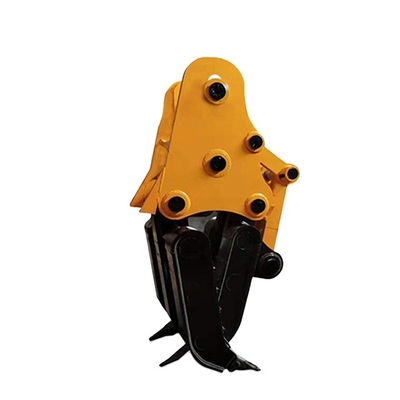Produk Sistem Rotasi Non-Menghidupkan 9Ton Excavator Manual Type Log Grapple Customized Jaw Open Wood Grapple