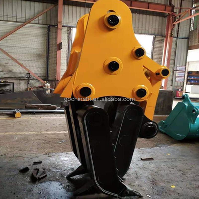 Produk Sistem Rotasi Non-Menghidupkan 9Ton Excavator Manual Type Log Grapple Customized Jaw Open Wood Grapple