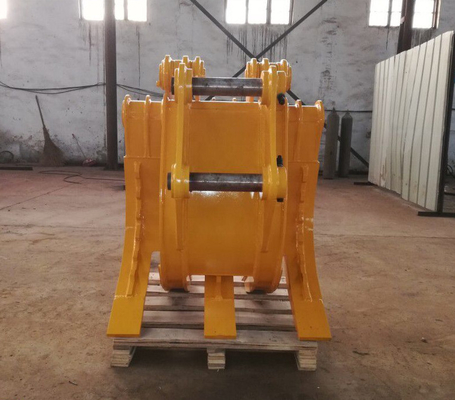 Produk Sistem Rotasi Non-Menghidupkan 9Ton Excavator Manual Type Log Grapple Customized Jaw Open Wood Grapple