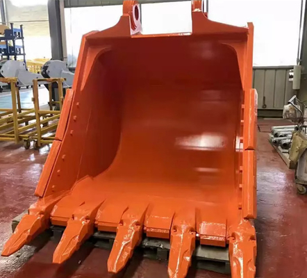 8.7cbm Excavator Rock Bucket Untuk 10 - 80 Ton NM360/400 + Q355B