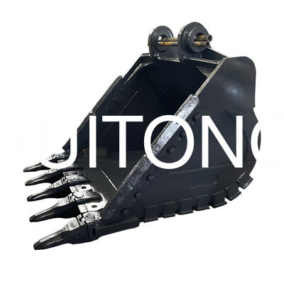 Heavy Duty Bucket untuk PC100/CAT310 0.4cbm dengan Struktur Diperkuat/Bantah Pakai/Medium-duty/Operasi Quarry
