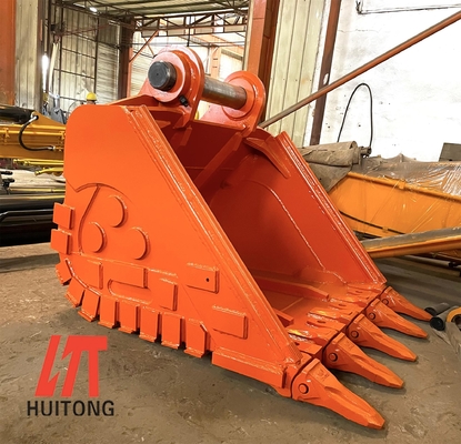 HUITONG Custom Digger HD Bucket Heavy Duty Bucket Excavator Dibentengi Batu Bucket Untuk CAT320 EX120