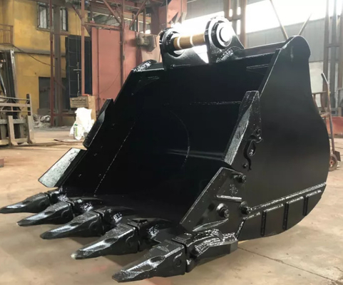 Excavator Bucket untuk CAT315 16T Excavator HD Bucket Disesuaikan 0.65CBM Bucket Kapasitas Besar