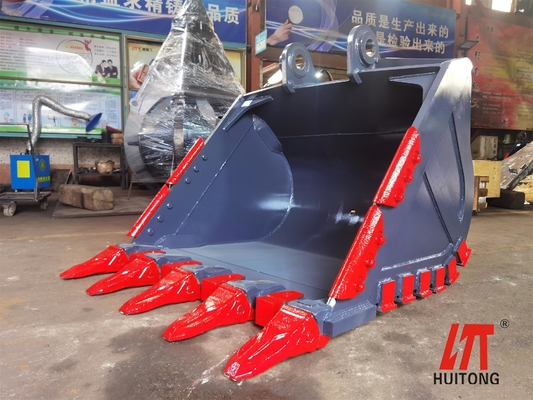 Excavator Bucket untuk CAT315 16T Excavator HD Bucket Disesuaikan 0.65CBM Bucket Kapasitas Besar