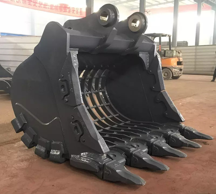 Disesuaikan Heavy Duty Excavator Skeleton Bucket Untuk Ditching Pembersihan Sieving Garbing