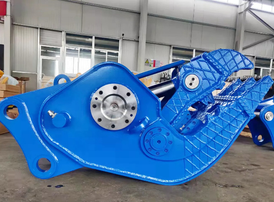 China Harga Pabrik Excavator Lampiran Hydraulic Excavator Scrap Shear untuk Demolition Concrete Crusher