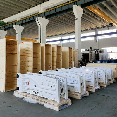 OEM Tersedia Top Type Hydraulic Hammer untuk Penggali 6-8 Ton PC60 Perbaikan Jalan & Penggalian Yayasan