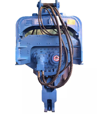 25Ton Excavator Construction Machinery Attachment Vibro Piling Hammer dengan 2.5M Vice Arm untuk Excavator Produk penjualan panas efisiensi tinggi