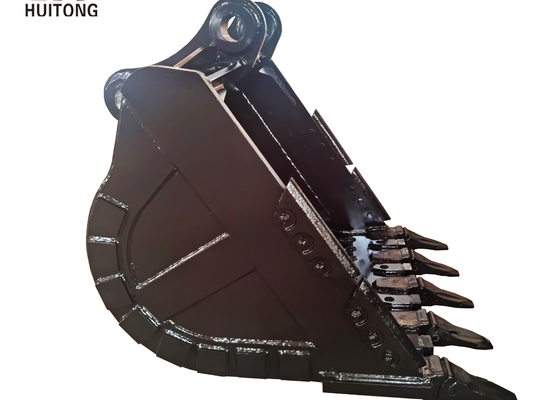 PC 36 Ton Heavy Duty Rock Bucket NM400 Bahan