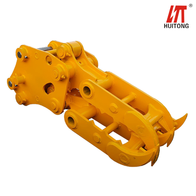 1000-2200mm Lebar Pembukaan Excavator Log Grapple Untuk Hitam / Kayu Biru / Pohon / Tock Grabbing