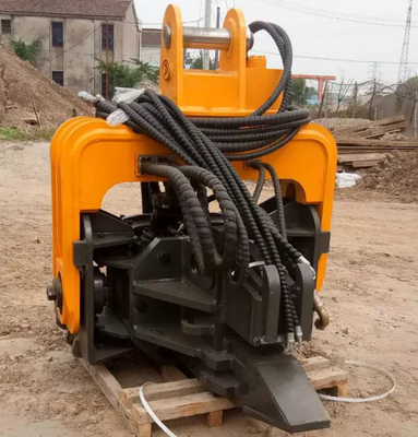 35 Ton Excavator Vibratory Pile Hammer Dengan 2.5M Vice Arm ISO Sertifikasi Konstruksi Attachment
