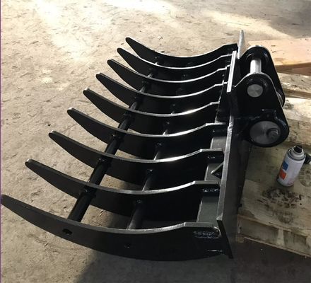 Specialized Excavator Cleaning Rake Attachment Heavy Duty Steel Tines for 200-4000kg Diggers