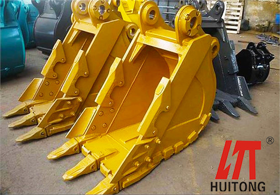 1-15 Ton Excavator Drainage Bucket 3-4 Gigi Untuk Kato HD65 HD85