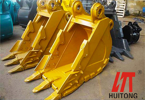 HUITONG Pabrik Jual Langsung Ember Jari Bagian Mesin Konstruksi Ember Genggam untuk EX SK Excavator