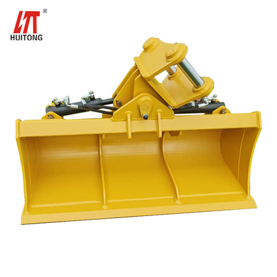 Red Excavator Tilt Bucket Luas Pembukaan Disesuaikan untuk Kebutuhan Pelanggan