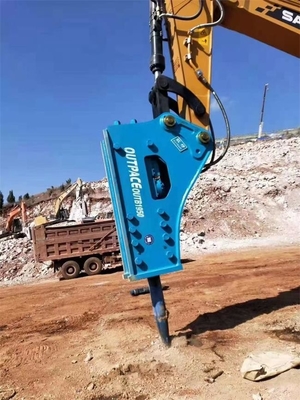 Pemecah Batu / Fungsi Beton Excavator Hydraulic Hammer Dengan OEM 100% yang dapat diterima
