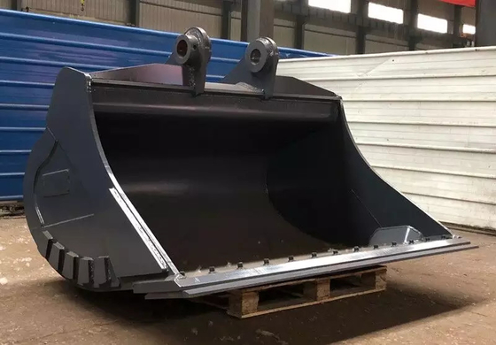 Multifungsi Trenching Digger Bucket Kuning / Hitam Untuk Situs Konstruksi yang Berbeda