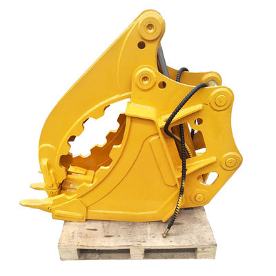 20Ton Excavator Hydraulic / Manual Thumb Bucket untuk kayu kerikil Q355B / NM400 / HARDOX 450