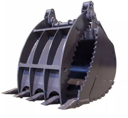 Berat 20-36 Ton Hydraulic Excavator Rock Thumb Bucket Grab Untuk JCB JS240 JS360 Hardox Steel