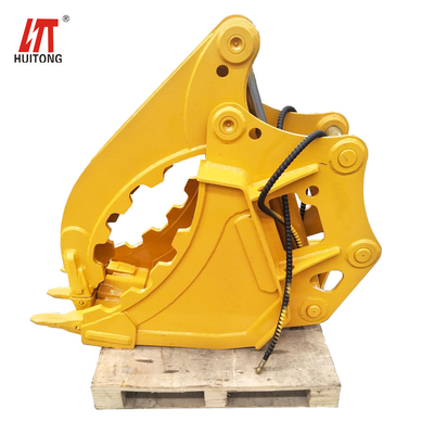 40Ton Customized Size Excavator Thumb Bucket untuk PC400 40Ton Excavator Attachment dengan Kontrol QC Standar Tinggi