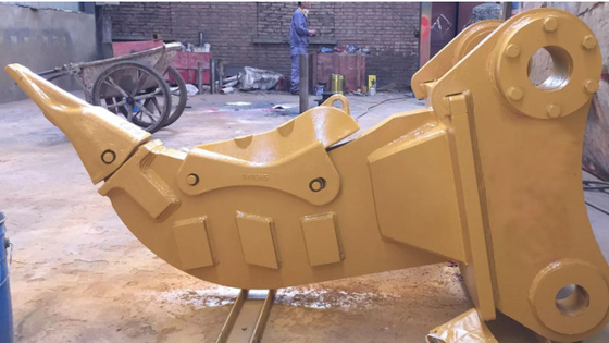 3 Ton Mini Excavator Stump Ripper Argiculture Attachment dengan ketebalan yang disesuaikan