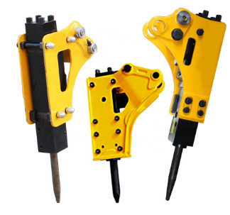 Pemecah Batu / Fungsi Beton Excavator Hydraulic Hammer Dengan OEM 100% yang dapat diterima