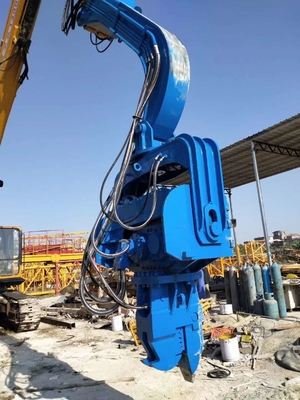 15Ton Excavator Hydraulic Pile Hammer with Vice Arm Excavator Attachments Piling Driver untuk Mesin Konstruksi Attachment