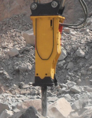 OEM Tersedia Top Type Hydraulic Hammer untuk Penggali 6-8 Ton PC60 Perbaikan Jalan & Penggalian Yayasan